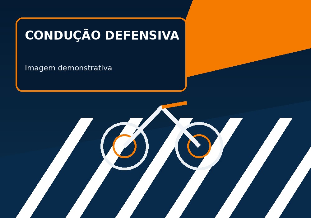 Motociclista contornando cones durante aula de condução defensiva
