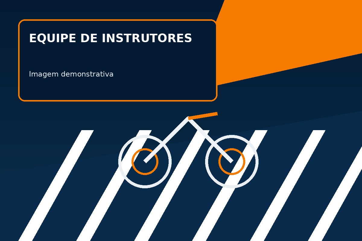 Equipe demonstrativa de instrutores